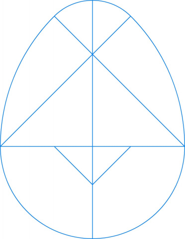 Колумбово яйцо - схема для печати