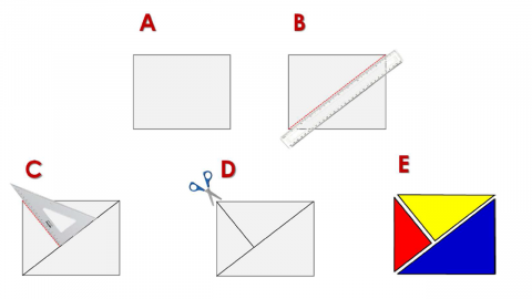 Как сделать головоломку 3 треугольника