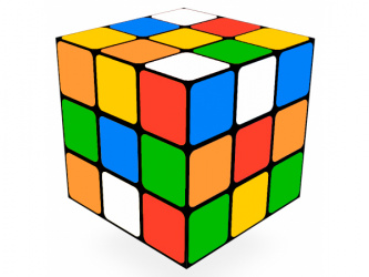 Узор на Кубике Рубика 3х3: Глобус
