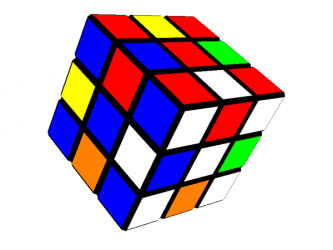 Узор на Кубике Рубика 3х3: Супер  флип