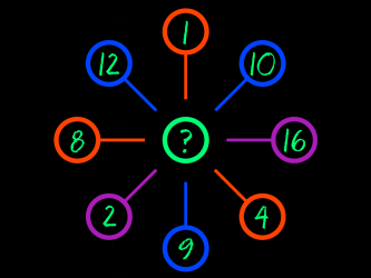 Головоломка с числами: разгадай какое число должно стоять вместо знака вопроса.
