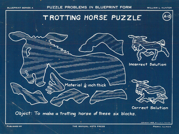 Старинный чертеж как сделать головоломку своими руками