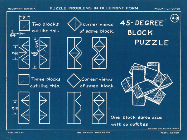 Чертеж как сделать головоломку из дерева своими руками