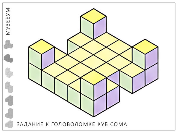 Головоломка Кубики для всех Никитина: схема-картинка ринг
