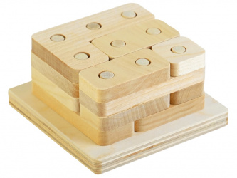Простая деревянная головоломка для детей: Геометрик