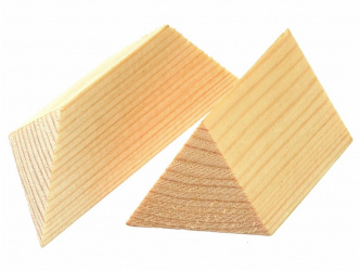 Головоломка деревянная: Пирамида из 2 частей